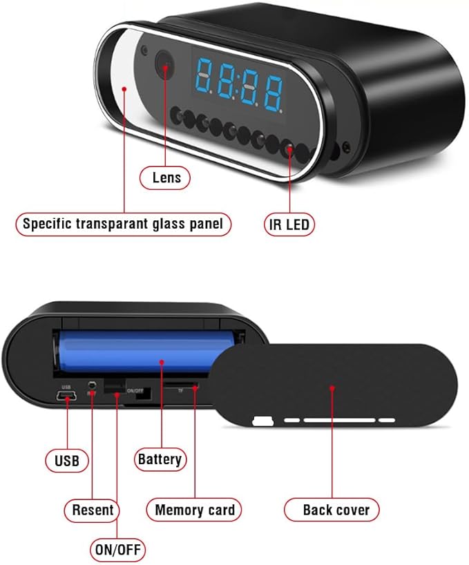 MINI CAMARA ESPIA RELOJ SEGURIDAD